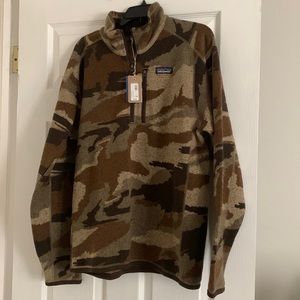 NWT Mens Patagonia Better Sweater 1/4 zip size M